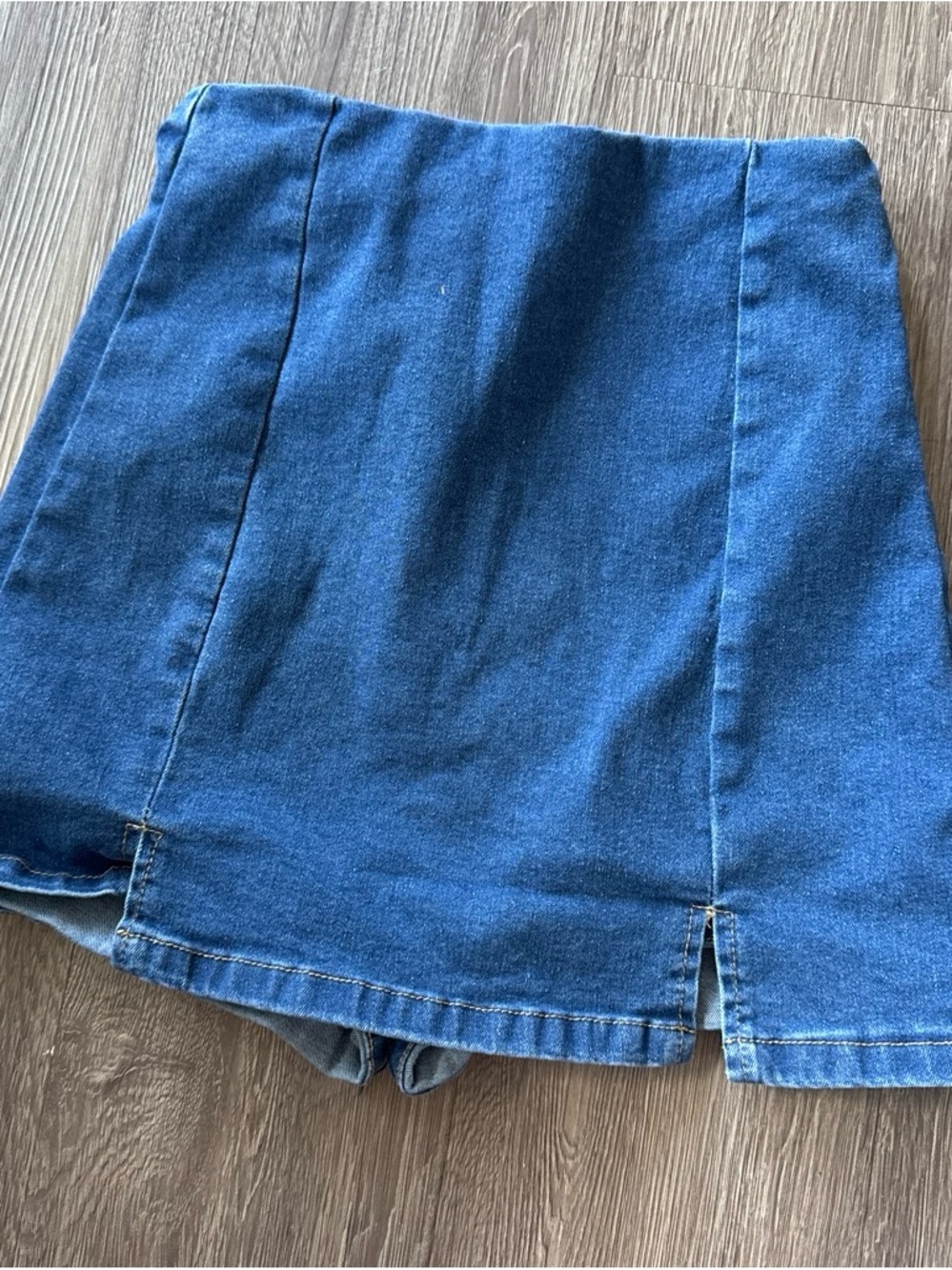 SHEIN Blue Denim Skort